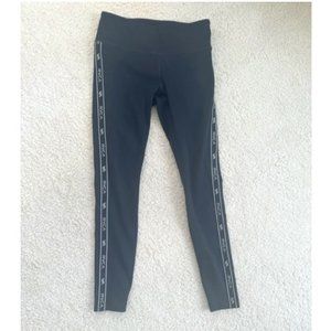 RVCA Black Logo Leggings Size Medium